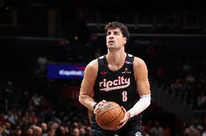 开拓者VS国王：阿夫迪亚克林根霍勒迪卡马拉夏普 杨瀚森继续待命