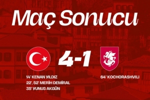 世预赛欧洲区：伊尔迪兹破门，德米拉尔双响，土耳其4-1格鲁吉亚