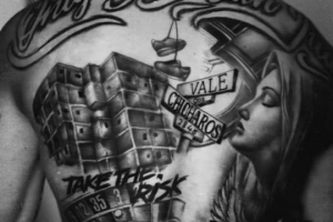 米体：莱奥花费数月完成背部大幅纹身，圣母玛利亚像和成长的街区